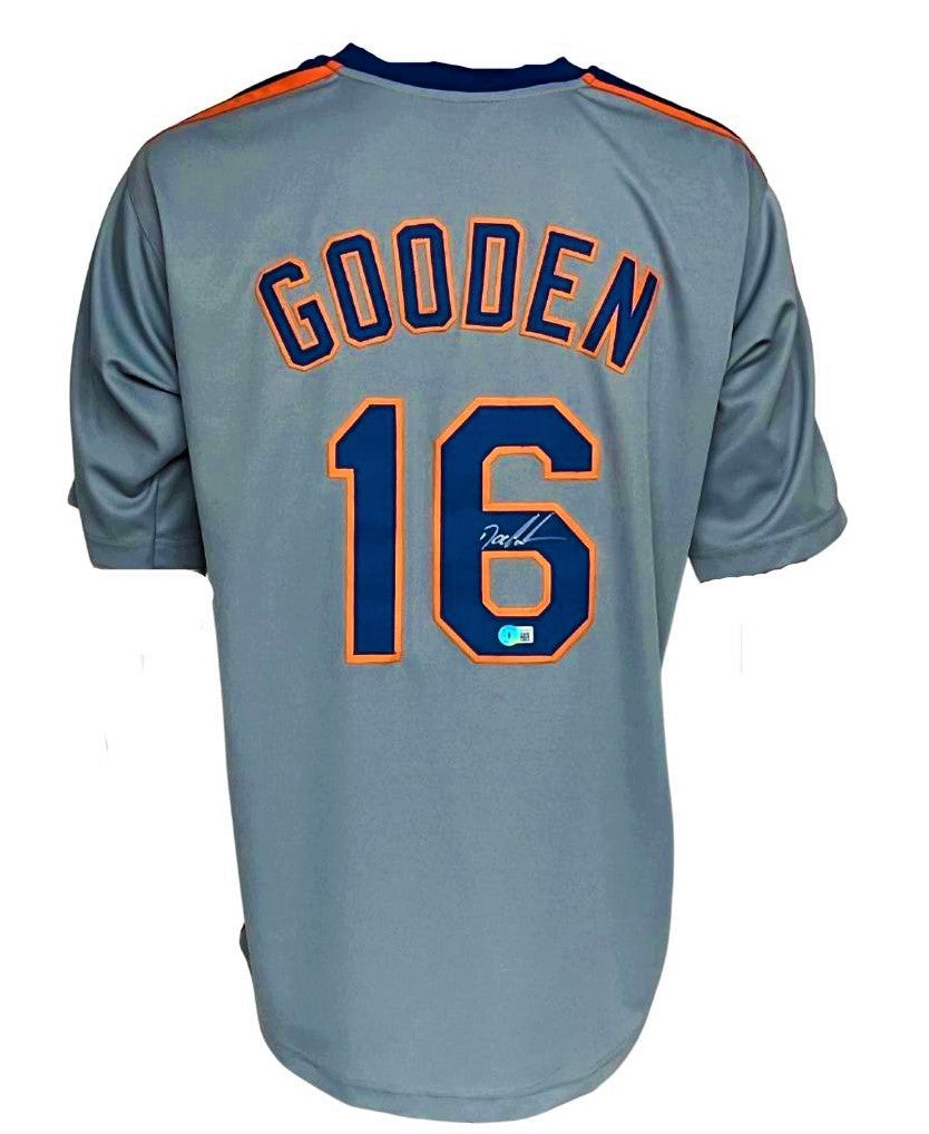 Dwight Gooden New York Mets Autographed Baseball Jersey - Dynasty Sports & Framing
