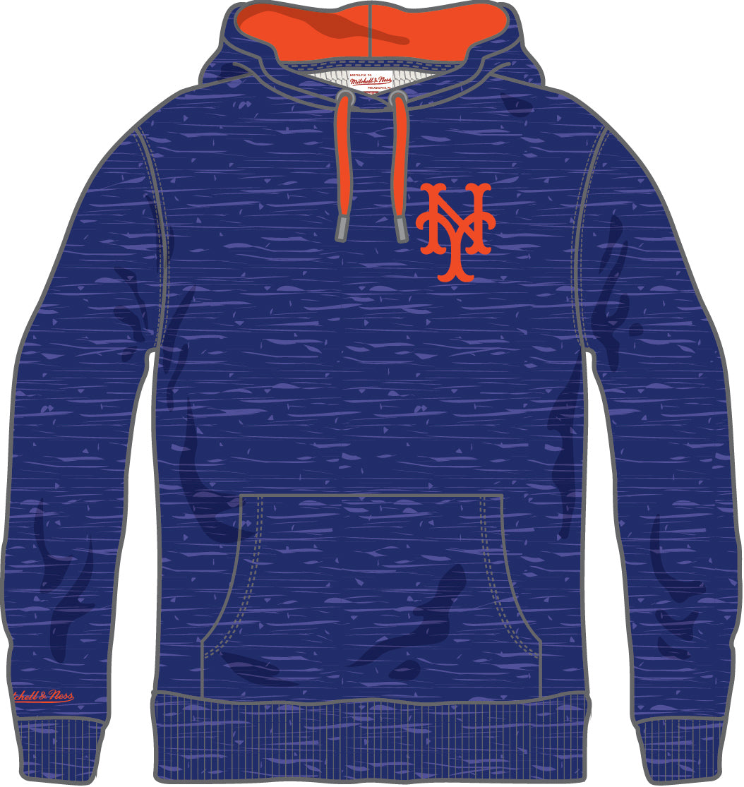 New York Mets Mitchell & Ness Classic French Terry Hoodie - Dynasty Sports & Framing 