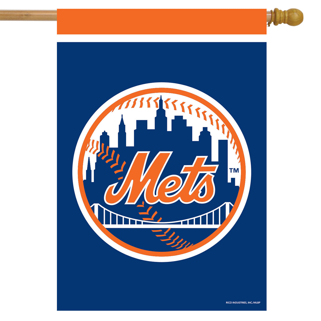 New York Mets Baseball House Flag - Dynasty Sports & Framing 
