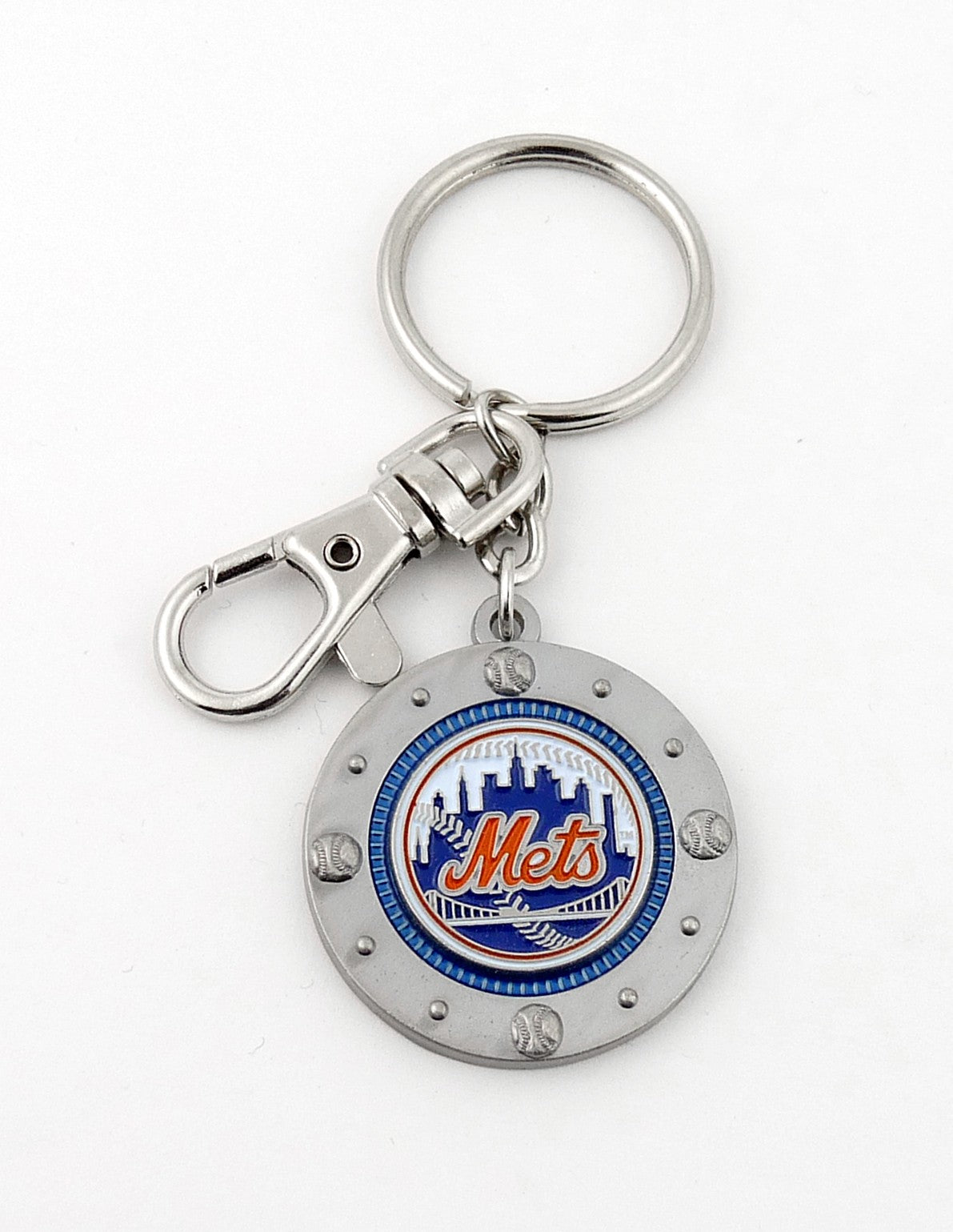 New York Mets Logo Impact Keychain | MLB Baseball Keychains, Car ...