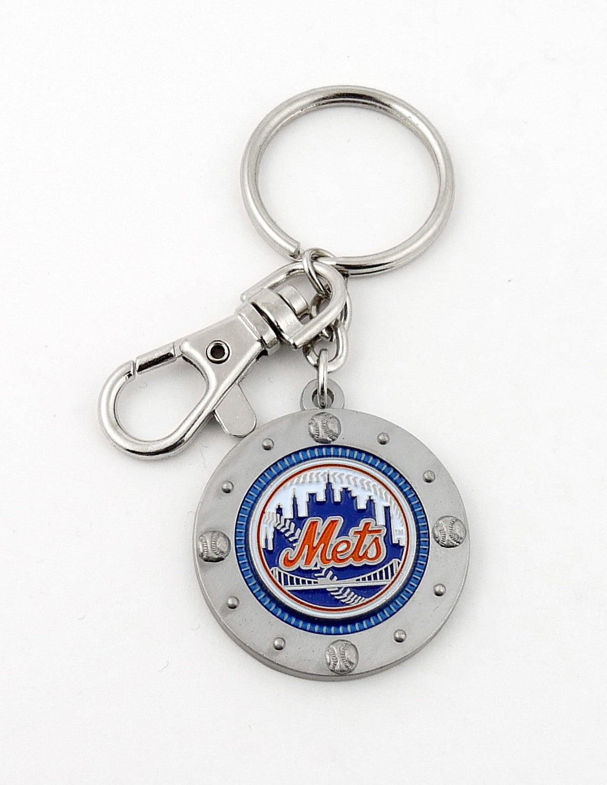 New York Mets Logo Impact Keychain - Dynasty Sports & Framing 