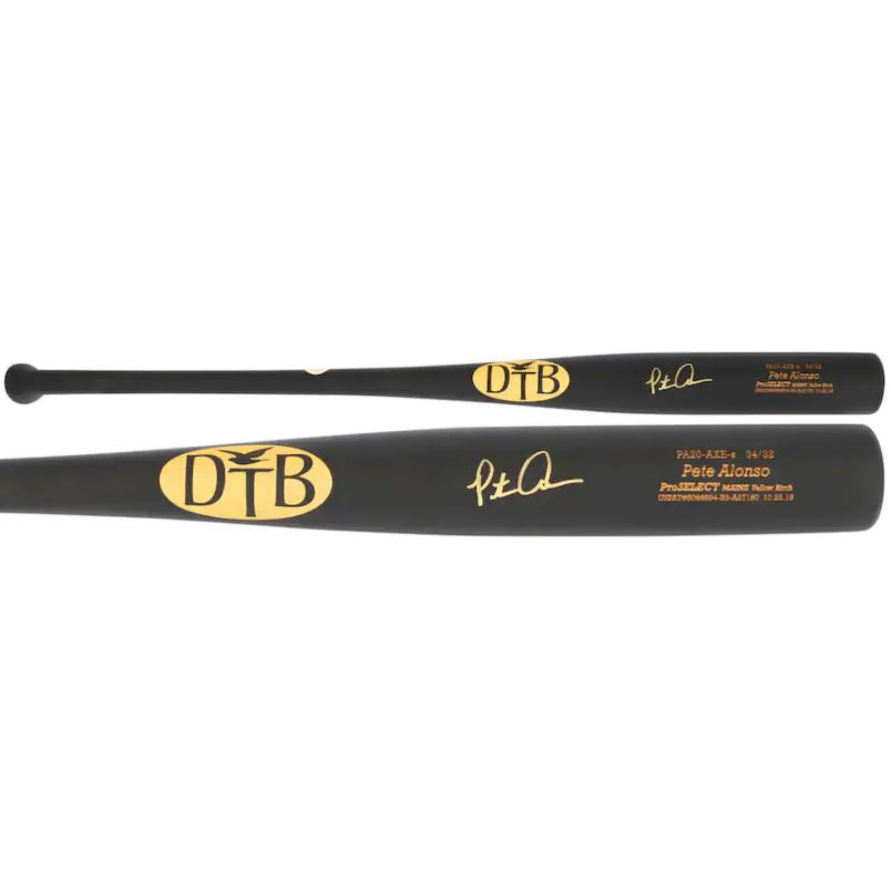 Pete Alonso New York Mets Autographed Dove Tail Axe Game Model Bat - Dynasty Sports & Framing 