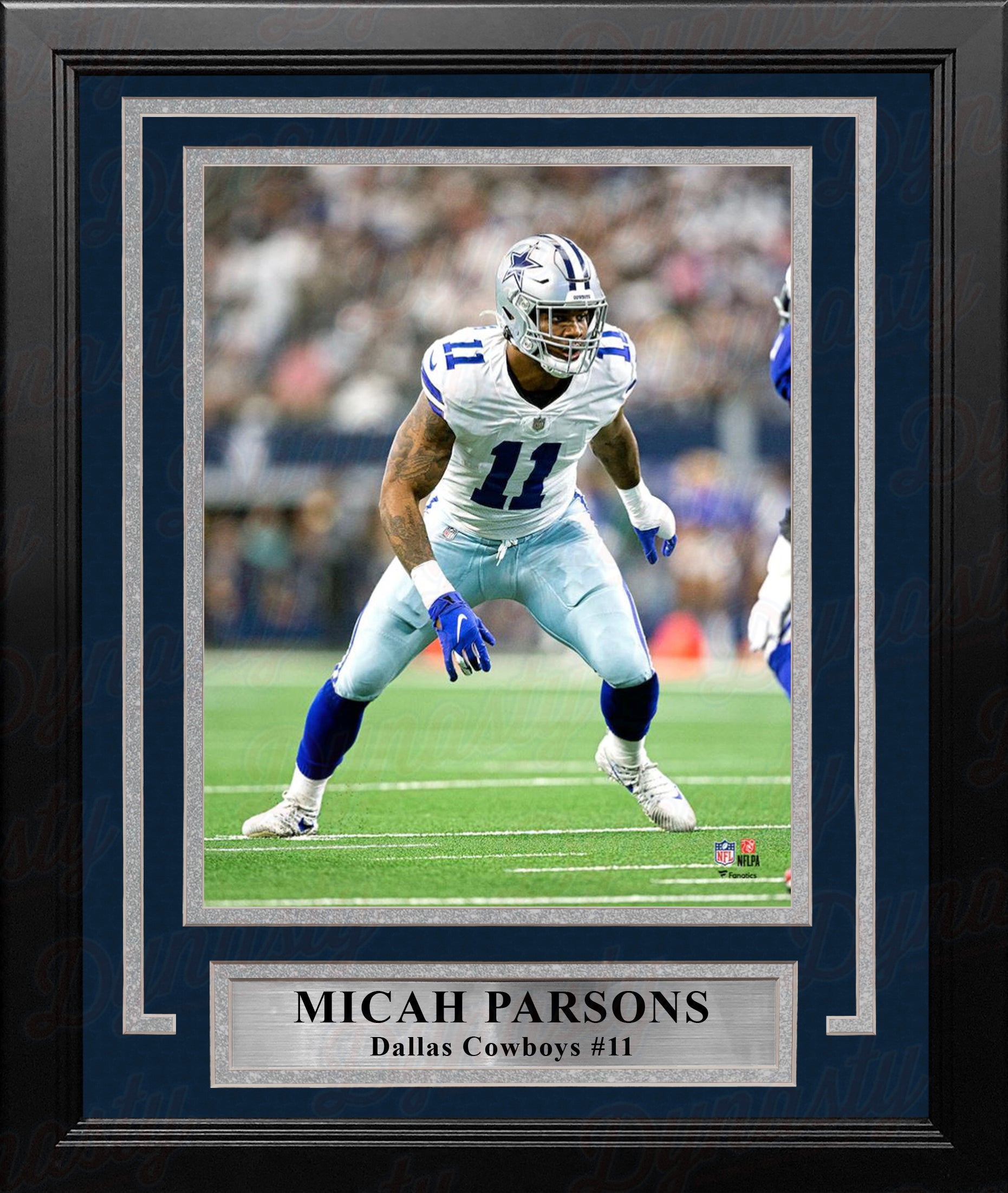 Micah Parsons in Action Dallas Cowboys 8" x 10" Framed Football Photo - Dynasty Sports & Framing 