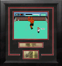 Mike Tyson Punch-Out!! 8" x 10" Framed Video Game Boxing Photo with Engraved Autograph - Dynasty Sports & Framing 