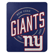 New York Giants 50" x 60" Campaign Fleece Blanket - Dynasty Sports & Framing 