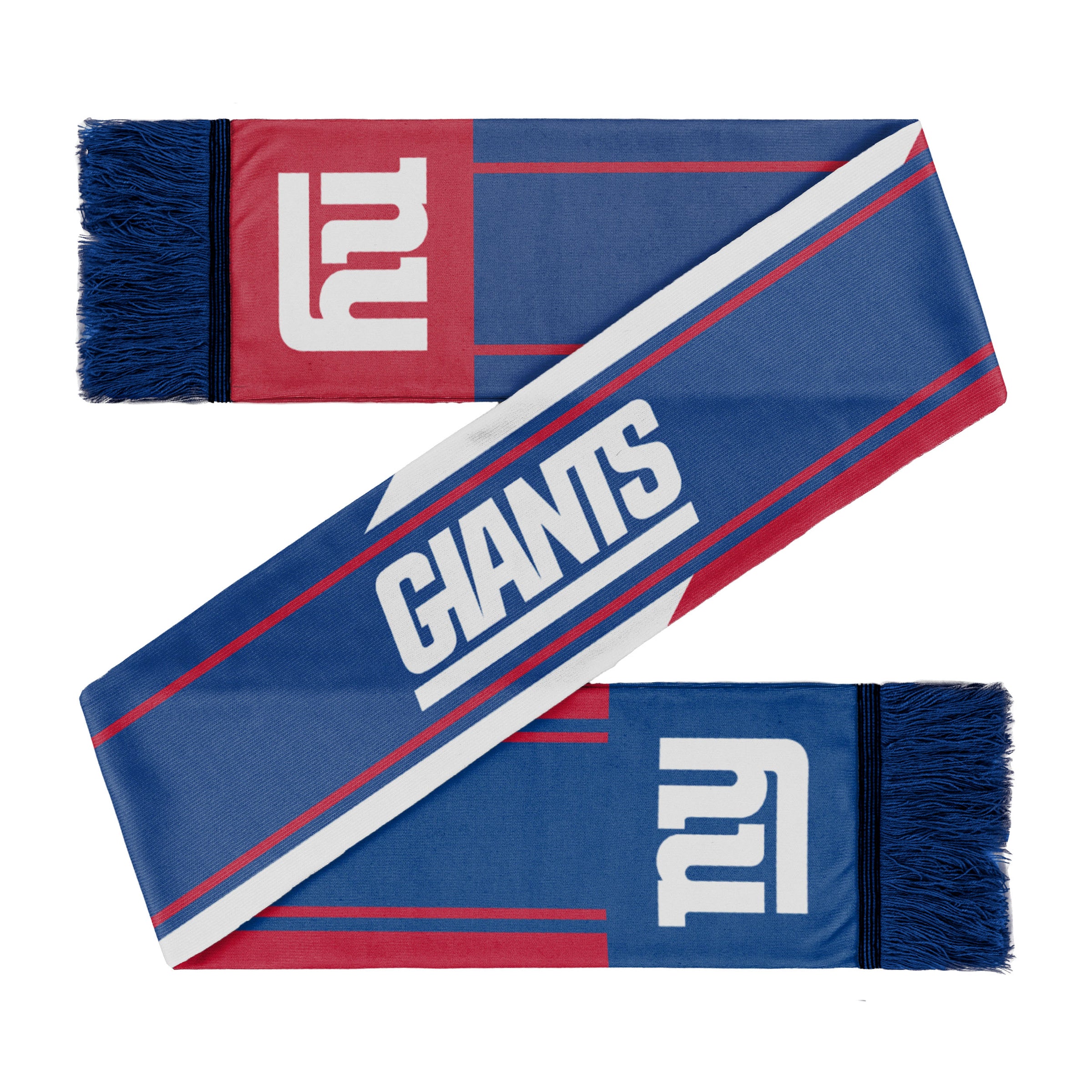 New York Giants Colorwave Wordmark Scarf - Dynasty Sports & Framing 