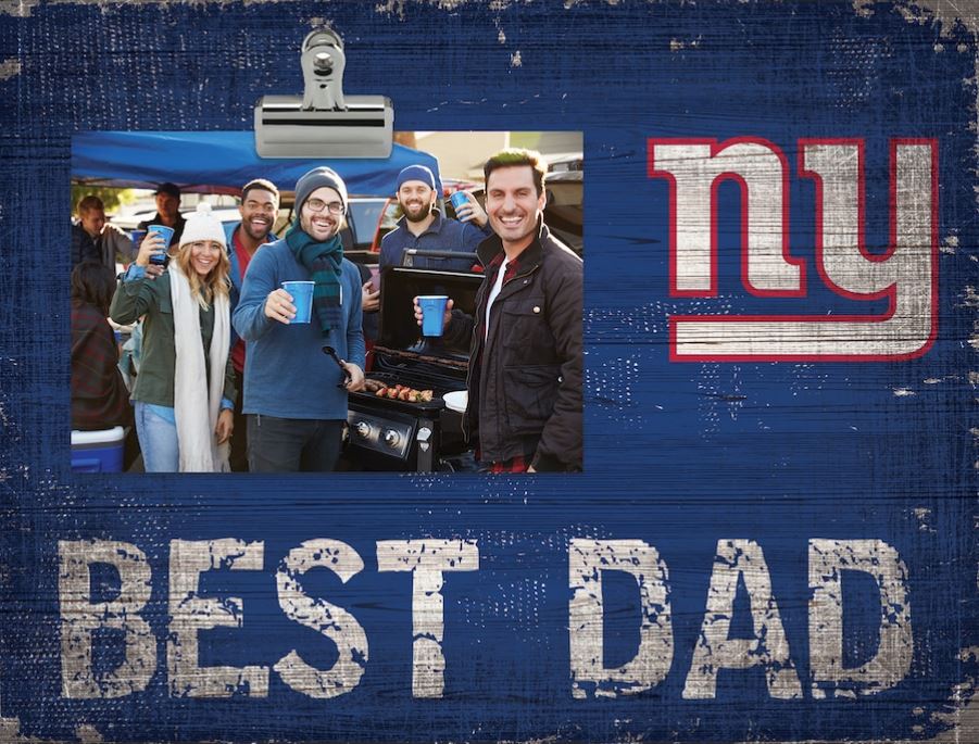 New York Giants 8'' x 10.5'' Best Dad Clip Frame - Dynasty Sports & Framing 