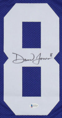 Daniel Jones New York Giants Autographed Football Jersey - Beckett Authenticated - Dynasty Sports & Framing 