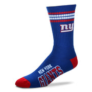 New York Giants Men's 4 Stripe Deuce Socks - Dynasty Sports & Framing 