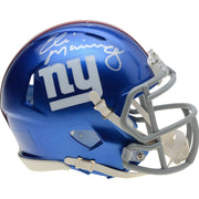 Eli Manning New York Giants Autographed Speed Mini Helmet - Dynasty Sports & Framing 