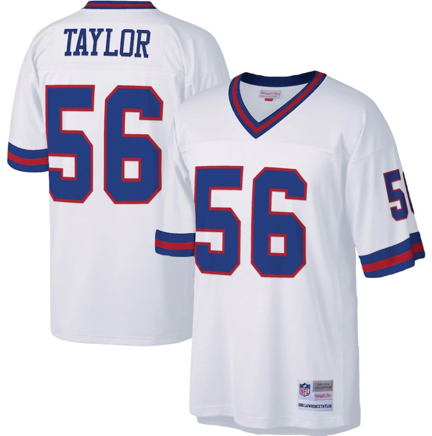 Lawrence Taylor New York Giants Mitchell & Ness 1986 Legacy Jersey - White - Dynasty Sports & Framing 
