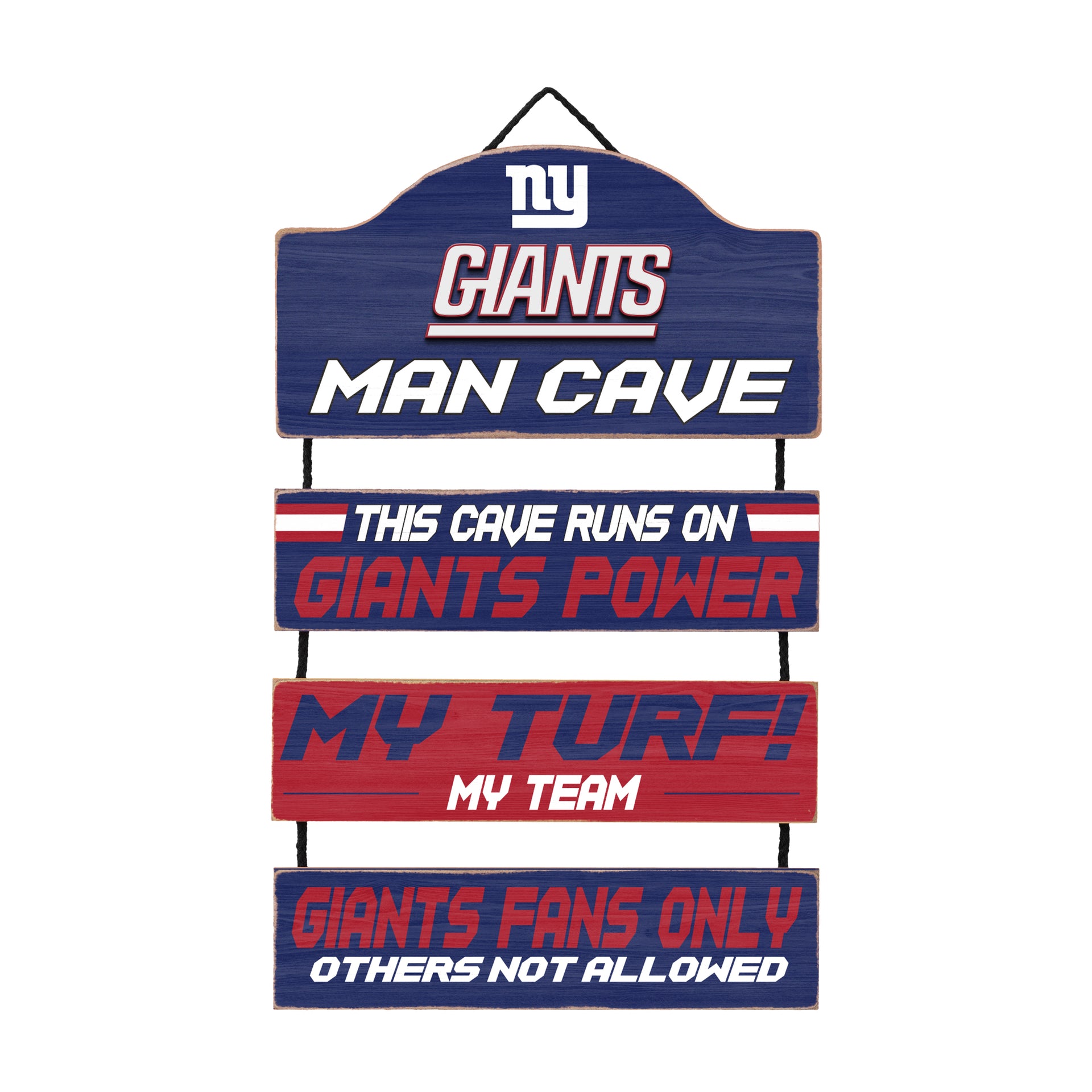 New York Giants Wooden Man Cave Sign - Dynasty Sports & Framing 