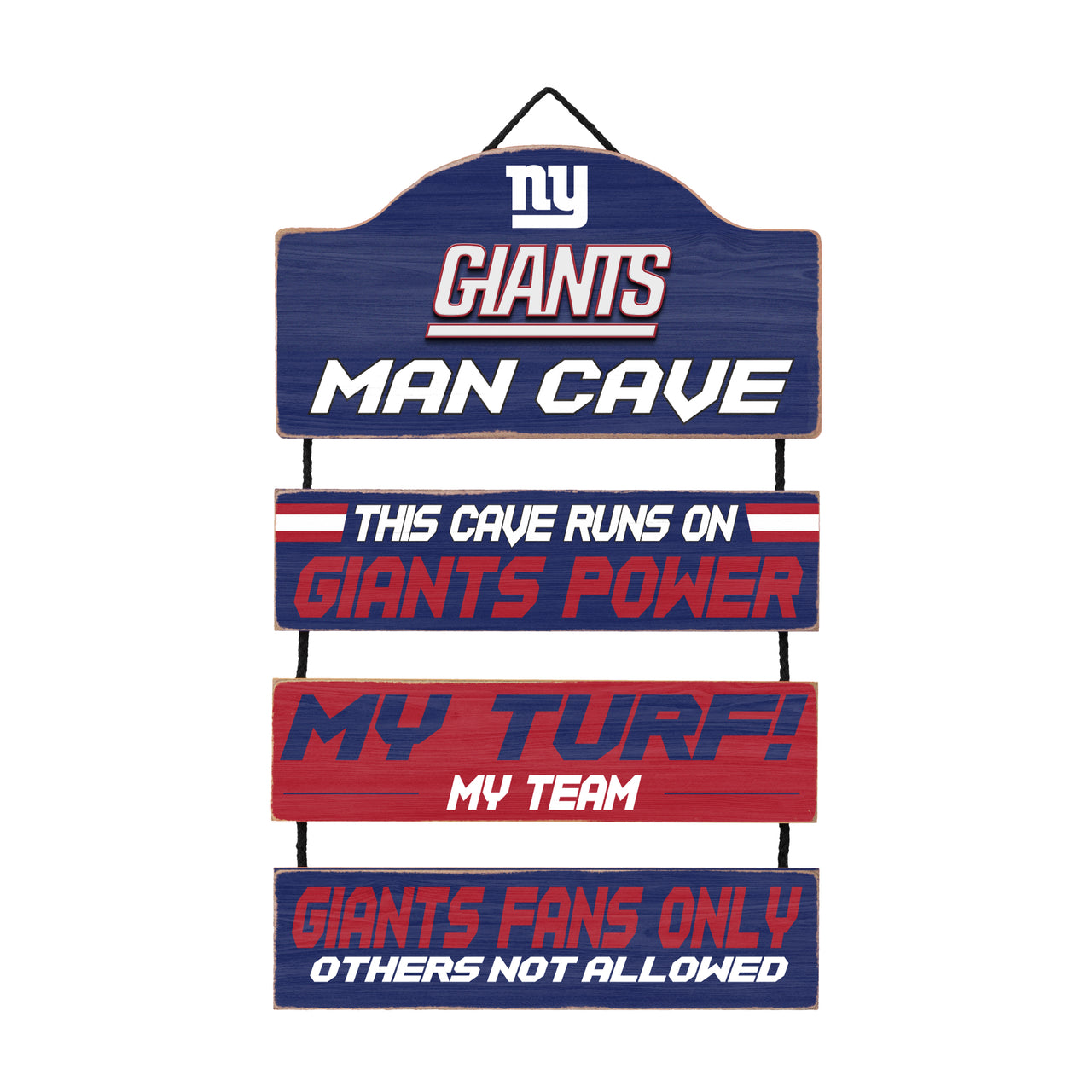 New York Giants Wooden Man Cave Sign - Dynasty Sports & Framing 