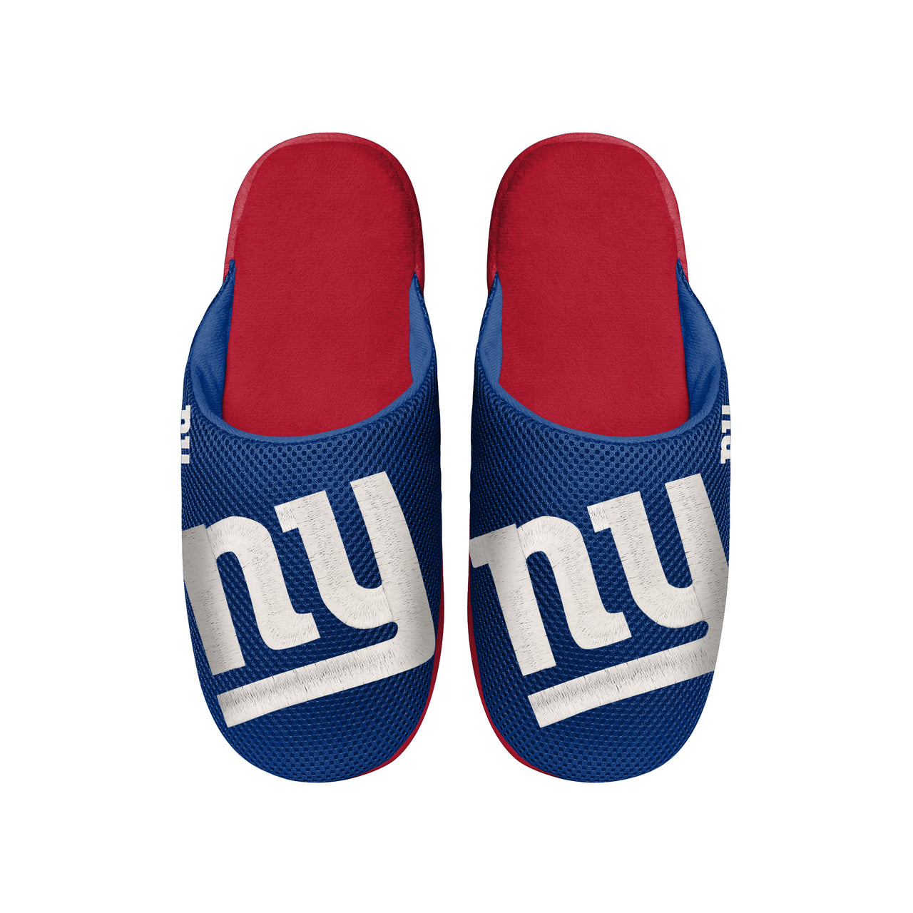 New York Giants Big Logo Mesh Slide Slippers - Dynasty Sports & Framing 
