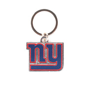 New York Giants Metal Logo Football Keychain - Dynasty Sports & Framing 