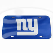 New York Giants Laser Engraved License Plate - Mirror Team Color - Dynasty Sports & Framing 
