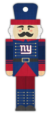 New York Giants Wood Nutcracker Ornament - Dynasty Sports & Framing 