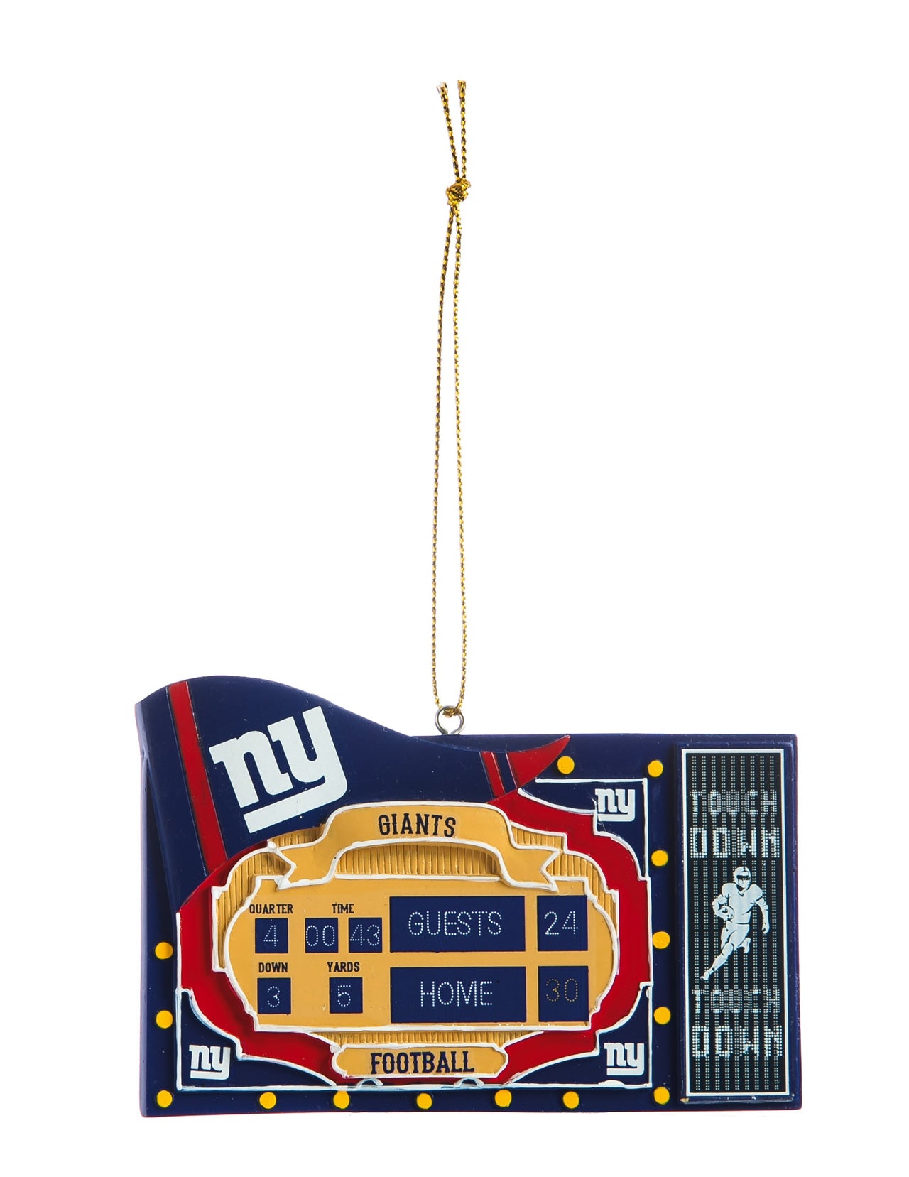 New York Giants Scoreboard Christmas Ornament - Dynasty Sports & Framing 