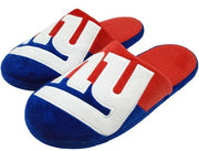 New York Giants Colorblock Big Logo Slippers - Dynasty Sports & Framing 