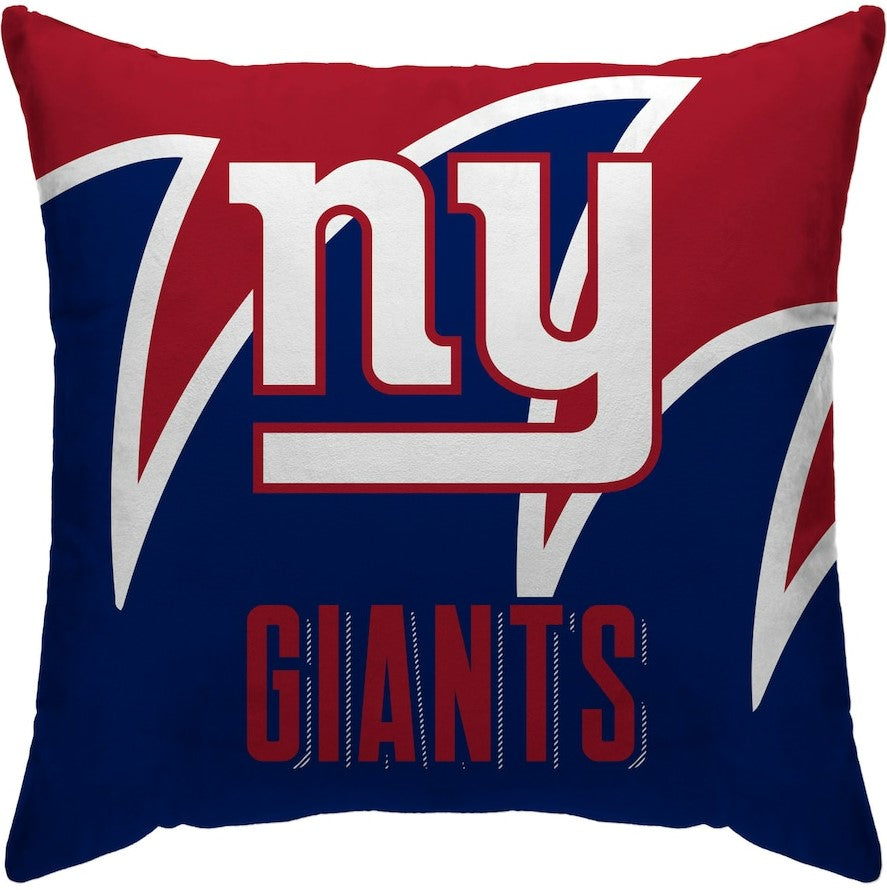 New York Giants 18'' x 18'' Splash Décor Pillow - Dynasty Sports & Framing 