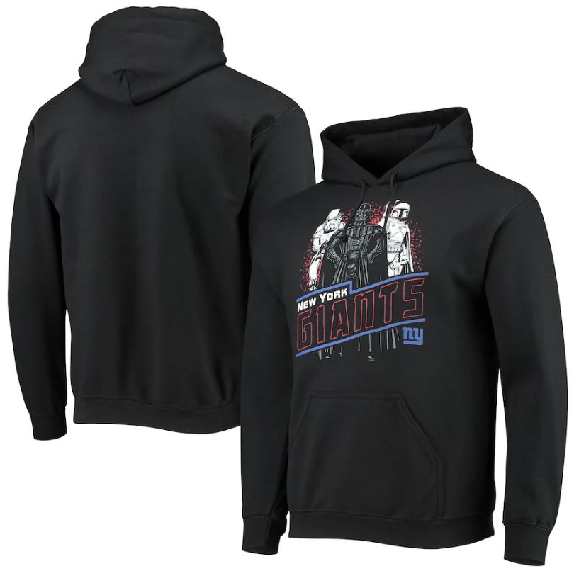 New York Giants Star Wars Empire Football Hoodie Sweatshirt - Dynasty Sports & Framing 
