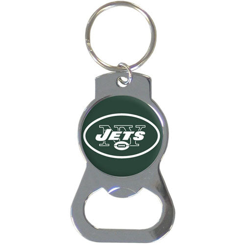 New York Jets Logo Bottle Opener Keychain - Dynasty Sports & Framing 