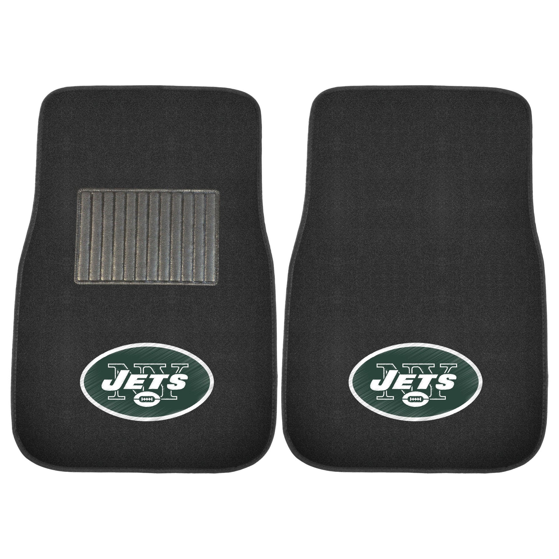 New York Jets NFL Football 2 Piece Embroidered Car Mat Set - Dynasty Sports & Framing 