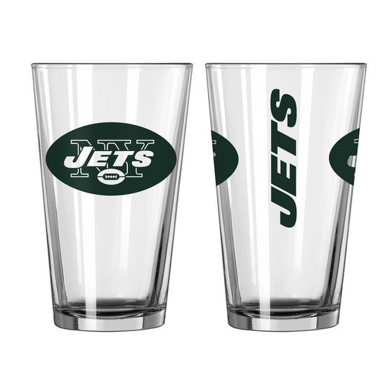New York Jets Game Day Pint Glass - Dynasty Sports & Framing 