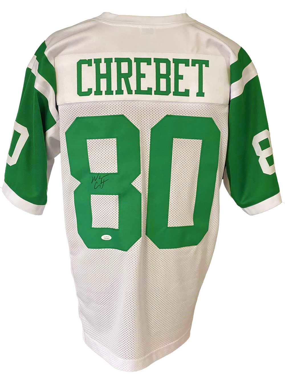 Wayne Chrebet New York Jets Autographed White Football Jersey - Dynasty Sports & Framing 