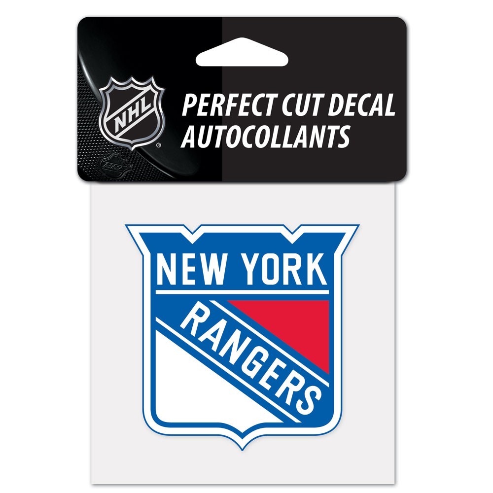 New York Rangers NHL Hockey 4" x 4" Decal - Dynasty Sports & Framing 