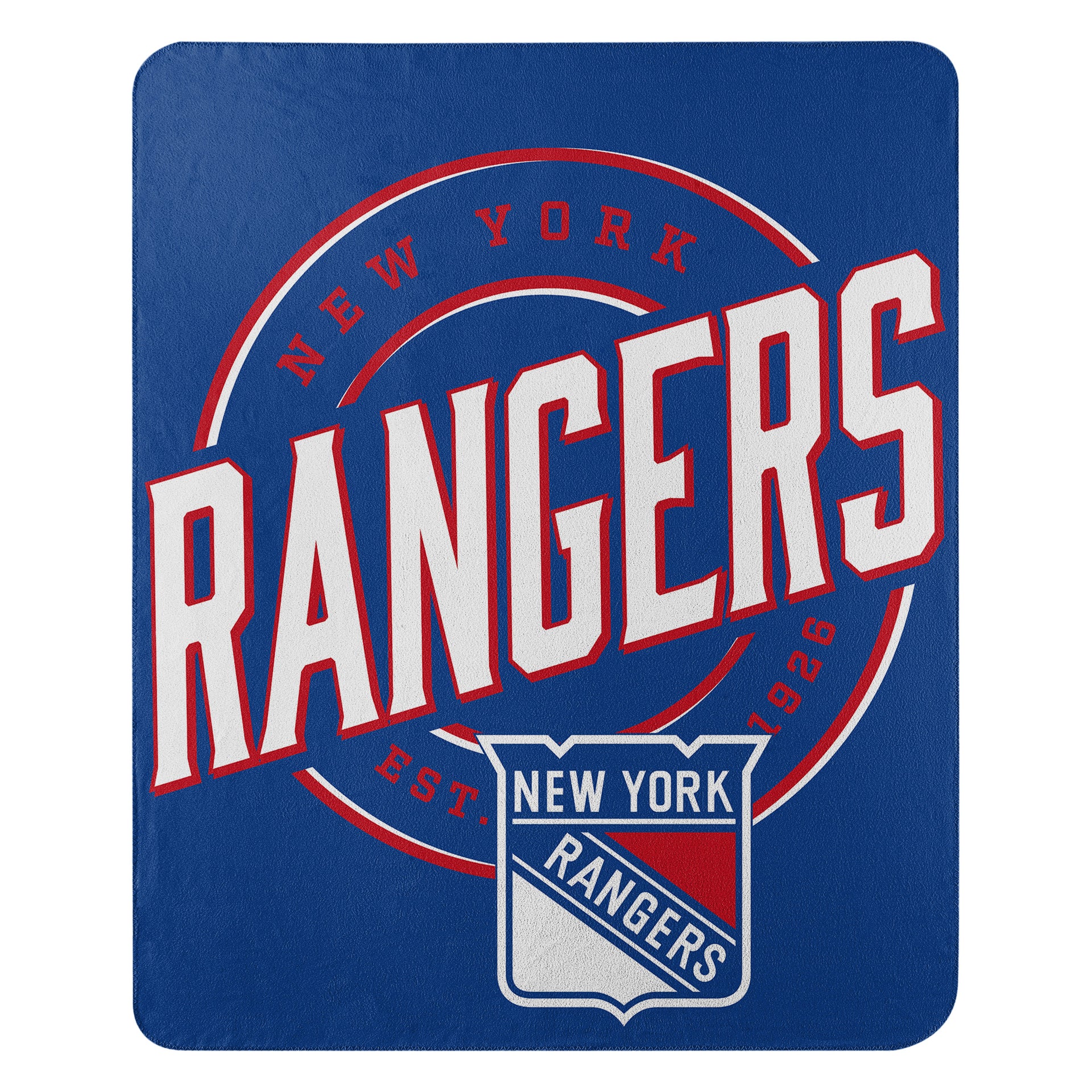 New York Rangers 50" x 60" Campaign Fleece Blanket - Dynasty Sports & Framing 
