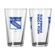 New York Rangers Game Day Pint Glass - Dynasty Sports & Framing 