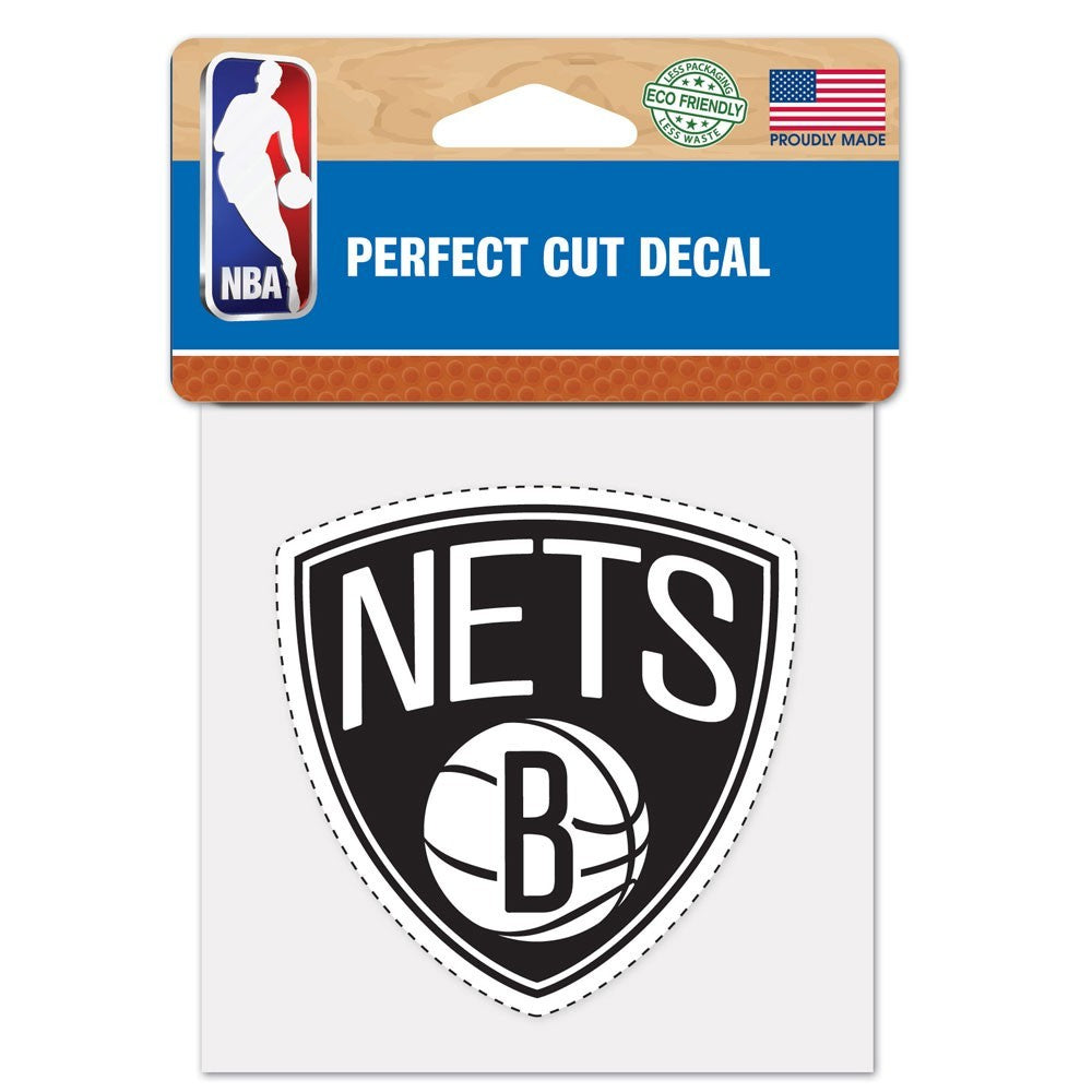 Brooklyn Nets 4" x 4" Decal - Dynasty Sports & Framing 