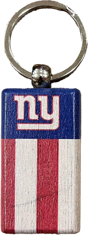 New York Giants Rectangle Flag Keychain - Dynasty Sports & Framing 