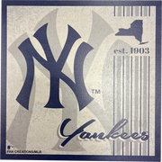 New York Yankees 9.5'' x 9.5'' Throwback Album Wood Sign - Dynasty Sports & Framing 