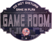 New York Yankees 12" Game Room Wood Sign - Dynasty Sports & Framing 