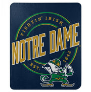 Notre Dame Fighting Irish 50" x 60" Campaign Fleece Blanket - Dynasty Sports & Framing 