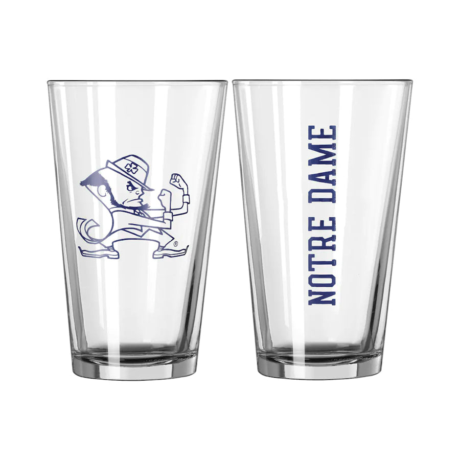 Notre Dame Fighting Irish Game Day Pint Glass - Dynasty Sports & Framing 