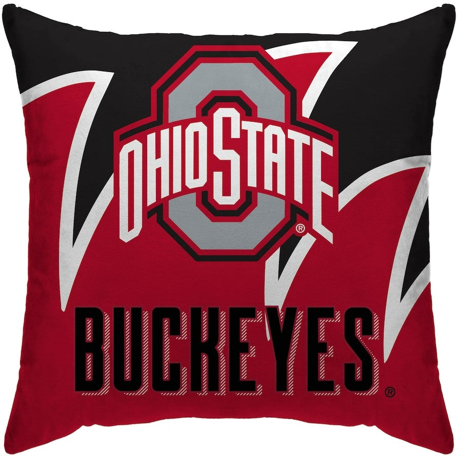 Ohio State Buckeyes 18'' x 18'' Splash Décor Pillow - Dynasty Sports & Framing 