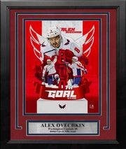 Alex Ovechkin Washington Capitals 800th Career Goal 8" x 10" Framed Hockey Collage Photo - Dynasty Sports & Framing 