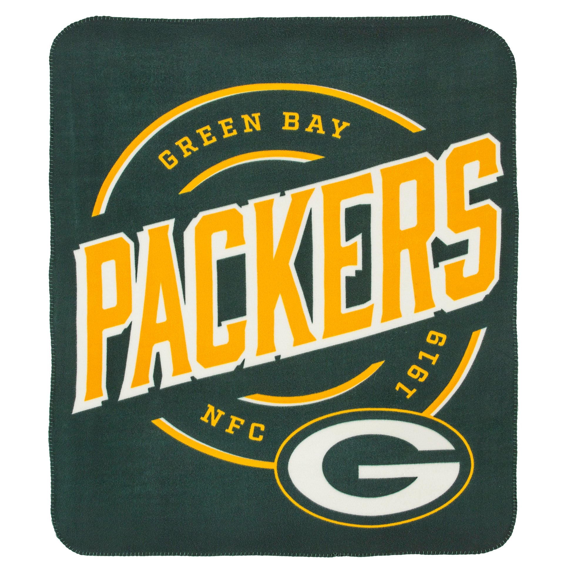 Green Bay Packers 50" x 60" Campaign Fleece Blanket - Dynasty Sports & Framing 