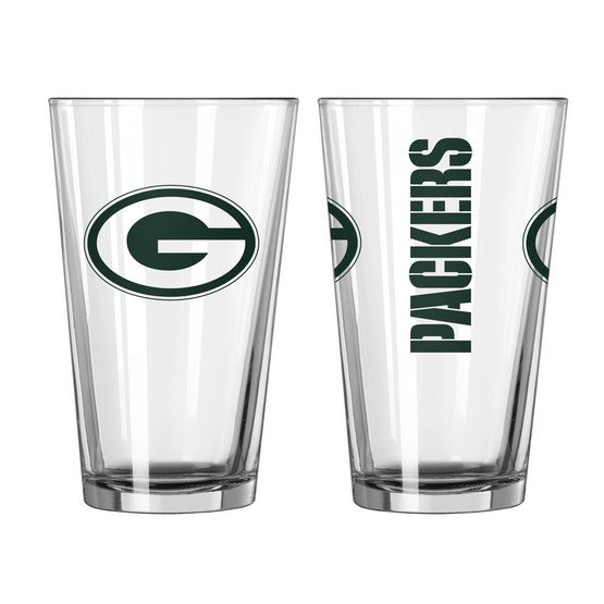 Green Bay Packers Game Day Pint Glass - Dynasty Sports & Framing 