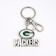 Green Bay Packers Heavyweight Football Keychain - Dynasty Sports & Framing 