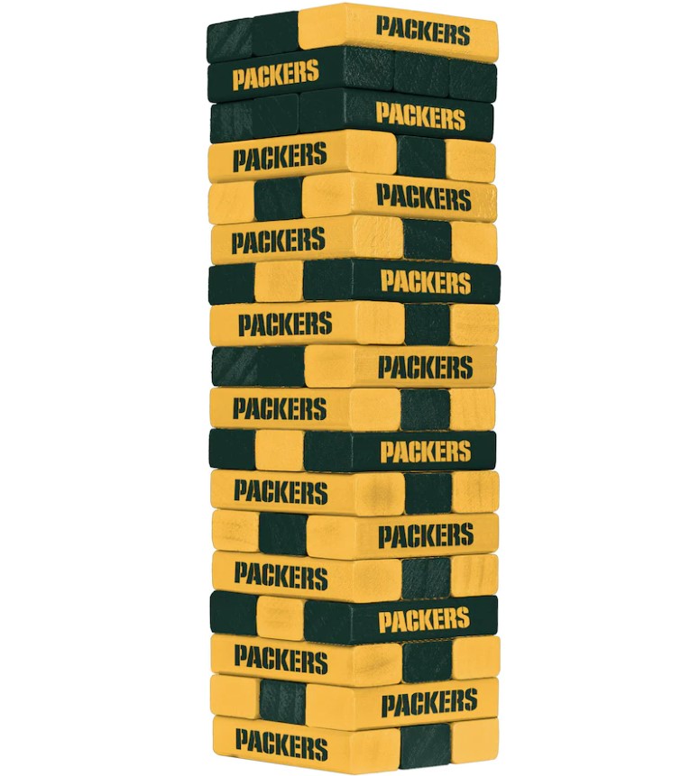 Green Bay Packers Stackable Blocks Game - Dynasty Sports & Framing 