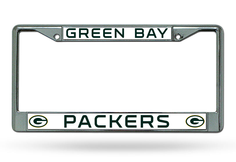 Green Bay Packers Chrome License Plate Frame - Dynasty Sports & Framing 