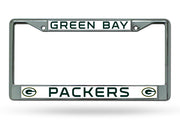Green Bay Packers Chrome License Plate Frame - Dynasty Sports & Framing 