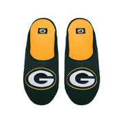 Green Bay Packers Big Logo Mesh Slide Slippers - Dynasty Sports & Framing 