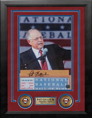Pat Gillick Hall of Fame Philadelphia Phillies 8" x 12" Framed Baseball Photo - Dynasty Sports & Framing 