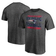 New England Patriots Heroic Play T-Shirt - Heathered Charcoal - Dynasty Sports & Framing 