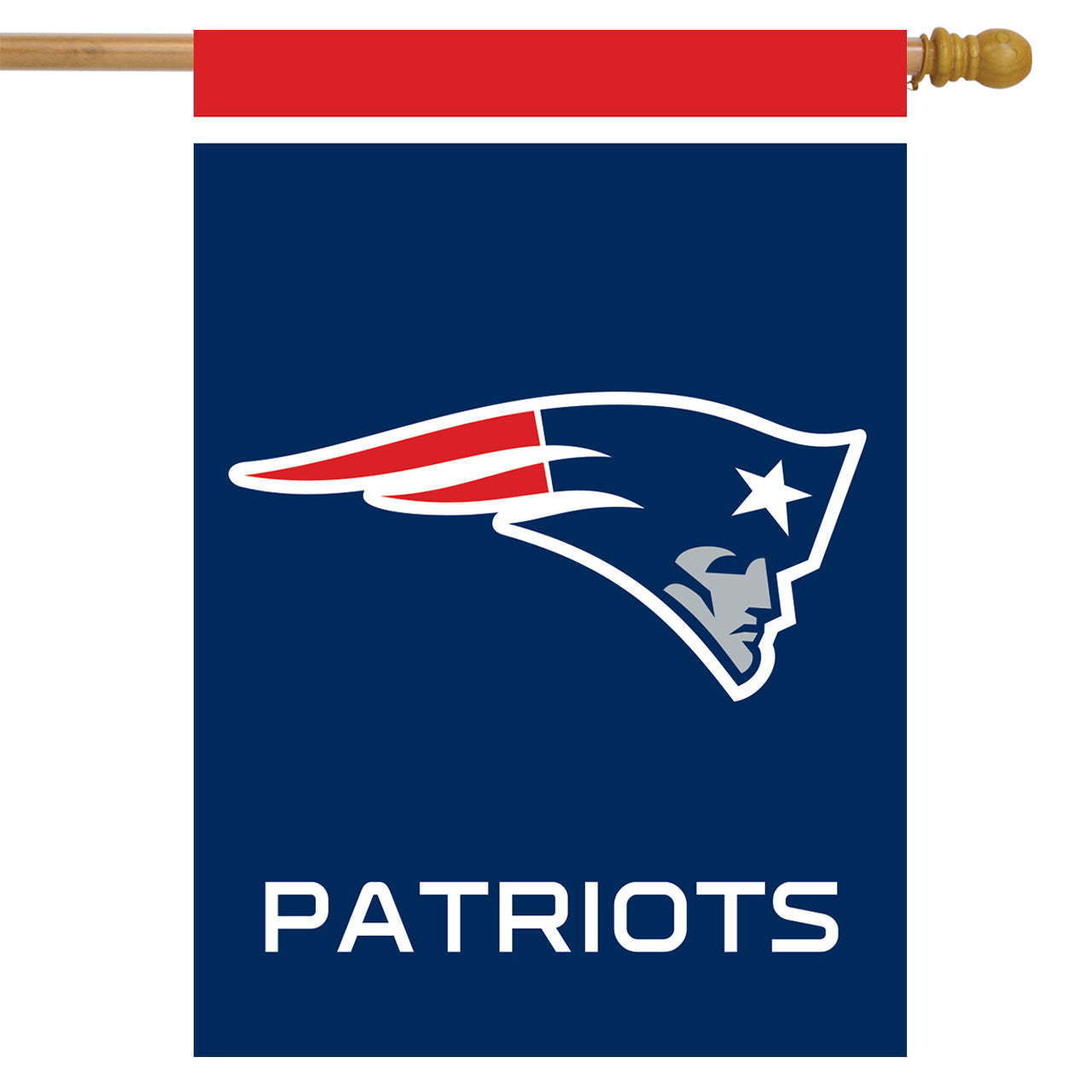 New England Patriots House Flag - Dynasty Sports & Framing 